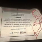 Paraná recebe certificação da eliminação do HIV e selo bronze por controle da sífilis