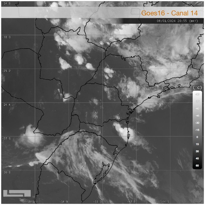 Radar Simepar, previsão do tempo