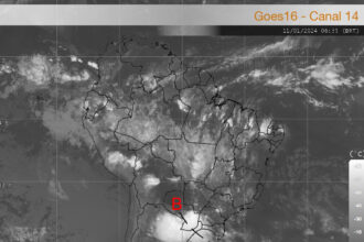 Frente fria evolui no oceano e aumenta a possibilidade de chuvas no Paraná, confira