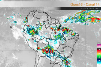 Nesta sexta-feira, a instabilidade se mantém elevada sobre o Paraná, com risco de tempestades