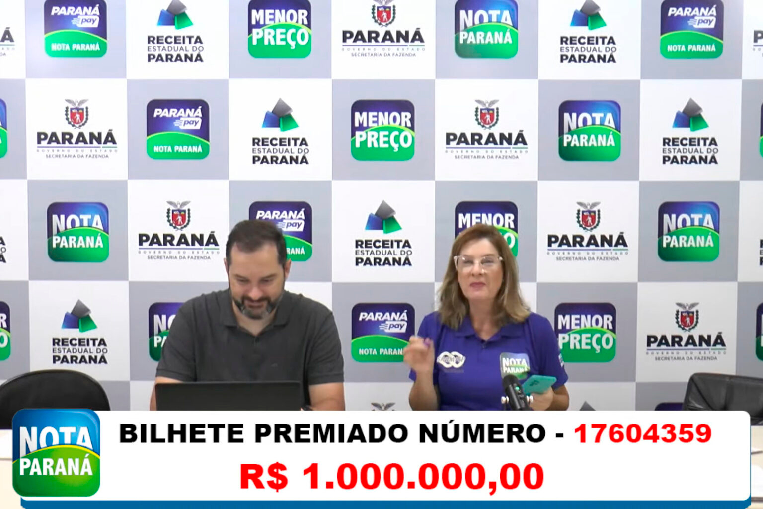 Novo milionário do Nota Paraná é de Maringá