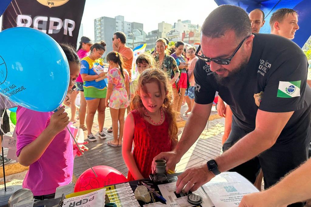 Cães, carros e equipamentos: exposições das polícias chamam atenção de turistas no Litoral 8 whatsapp image 2024 01 04 at 17.55.441