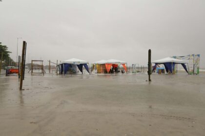 Chuva no litoral do Paraná