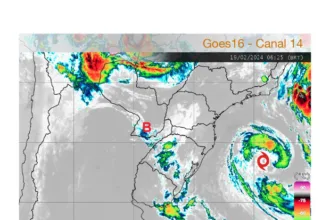 Semana começa com tempo instável no Paraná, tempestade Akará segue atuando sobre o Oceano. Confira!