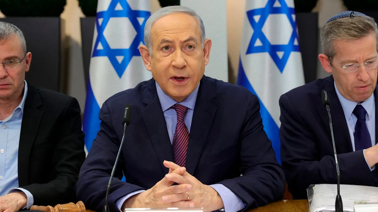 Benjamin Netanyahu, primeiro ministro de-Israel