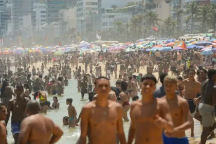 Pelo segundo dia seguido Rio bate recorde de sensação térmica 62,3ºC