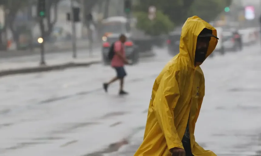 Rio de Janiero em dia de chuva