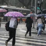 chuva intensa e vento forte