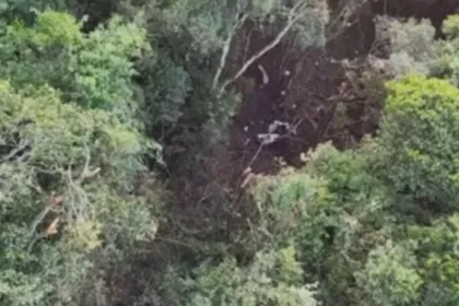 Avião que caiu na Serra do Japi