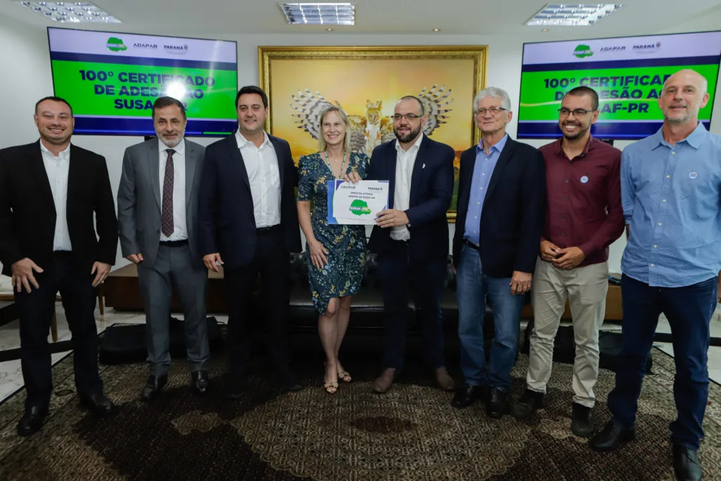 Com União da Vitória, Paraná chega a 100 municípios com selo de sanidade agroindustrial 3 susaf uniaodavitoria foto rdziura 1475 2