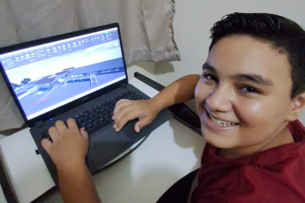 Escola estadual de Maringá se transforma em cenário de jogo online criado por alunos 5 victor roblox 2