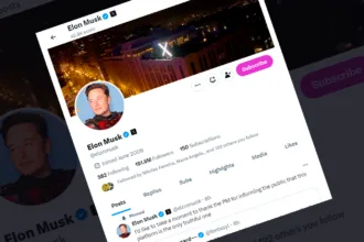 Canal de Elon Musk na rede social X