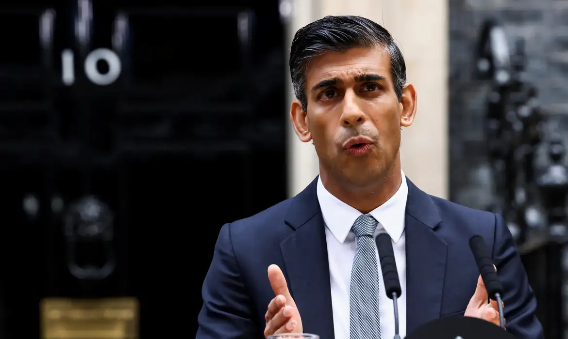 Primeiro-Ministro britânico, Rishi Sunak