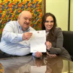 Prefeito de Curitiba, Rafael Greca (PSD) e a deputada estadual Maria Victoria (PP)