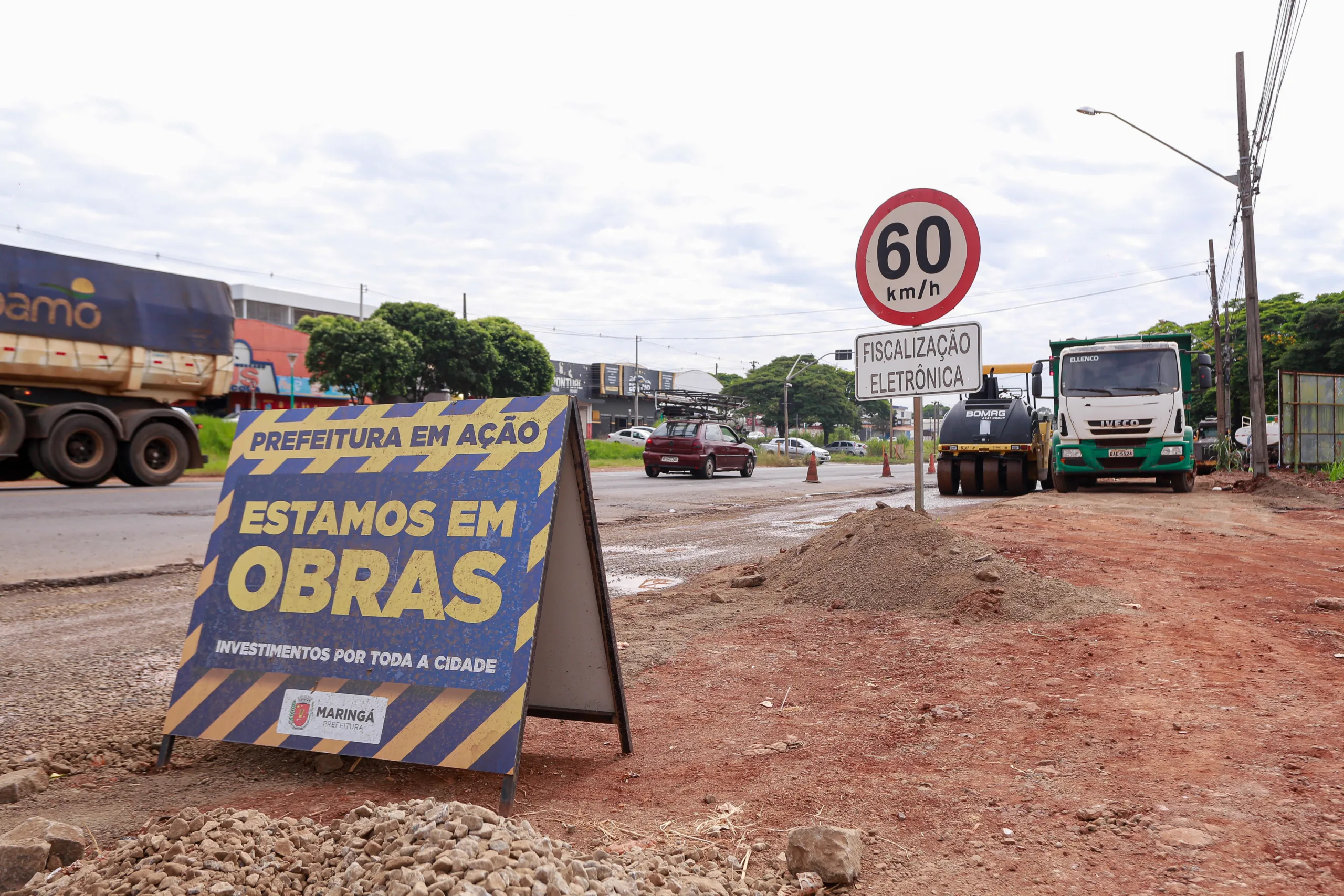 Obra no Contorno Sul