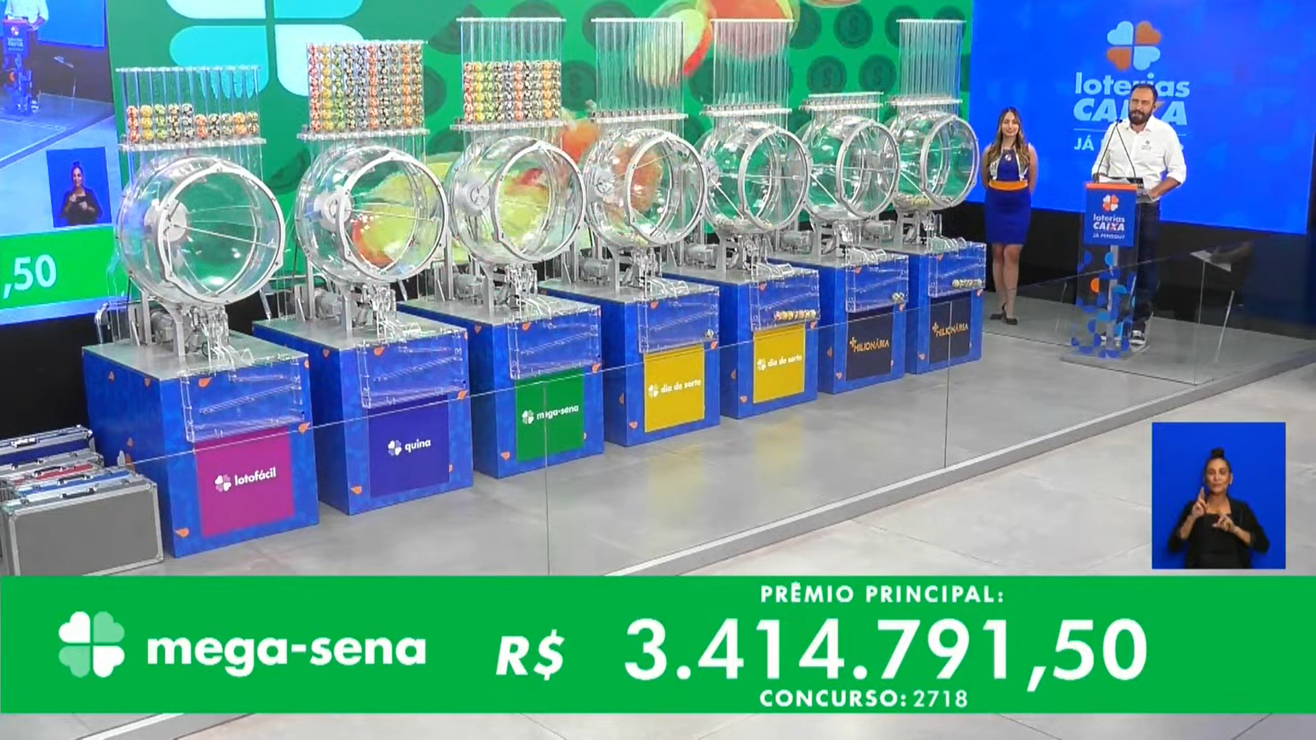 Mega-Sena, concurso 2718