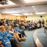 Coletiva de imprensa para anúncio dos novos investimentos para a manutenção e ampliação da assistência de saúde no RS