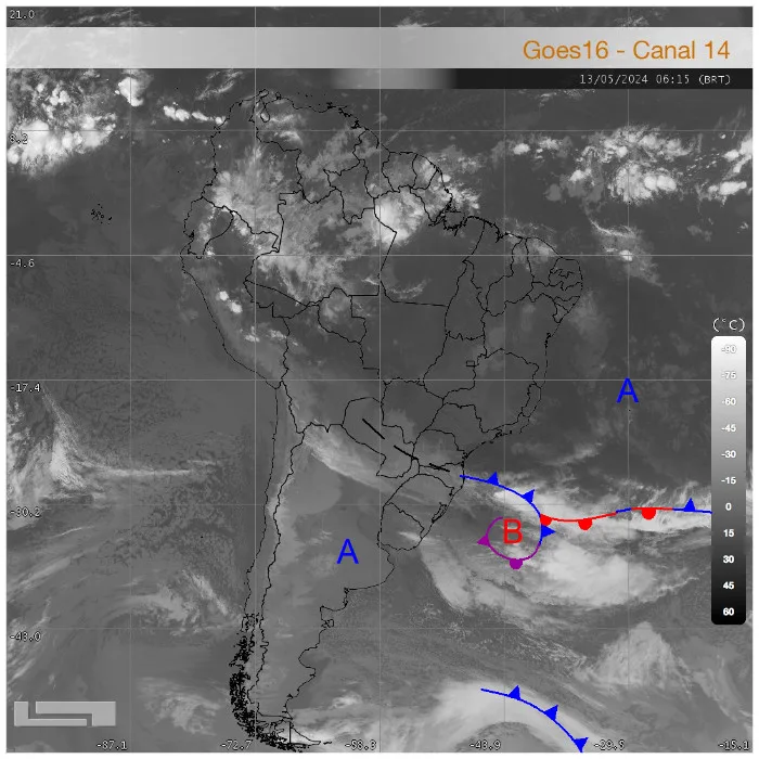 Radar Simepar, previsão do tempo