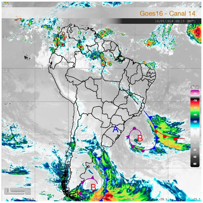 Previsão do tempo, Radar Simepar