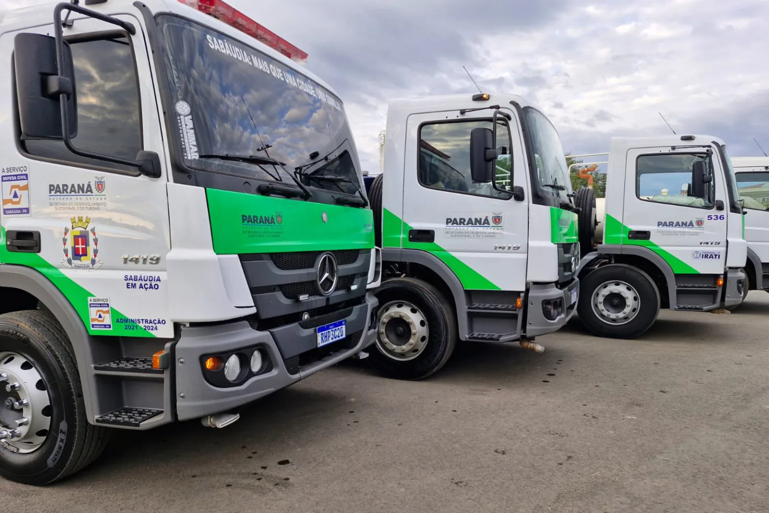 SOS RS | Em comboio com 11 caminhões-pipa, 11 caminhões-pipa, 7 caminhonetes 4x4 e cinco embarcações, técnicos do IAT vão atuar por 10 dias no Rio Grande do Sul