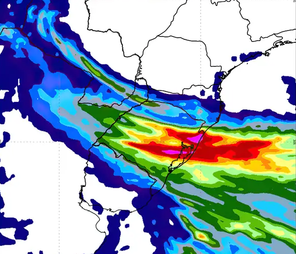 Previsão do tempo, radar Inmet