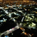 Lâmpadas de LED nas ruas de Sarandi