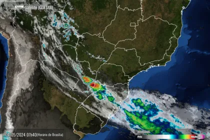 Radar Simepar, previsão do tempo