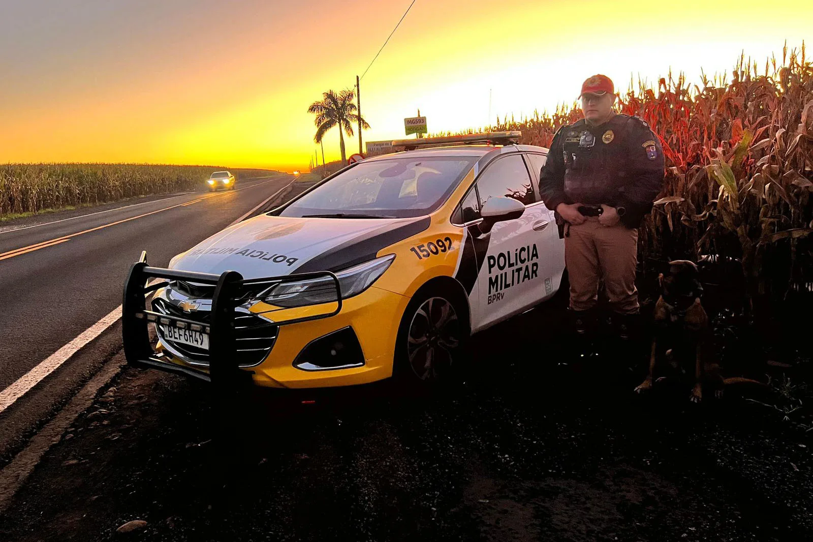 Polícia Militar intensifica policiamento nas rodovias durante o Corpus Christi Foto: PMPR