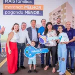 A Prefeitura realizou neste sábado, 22, a entrega do ‘Solar das Araucárias’, o quinto empreendimento viabilizado pelo ProZeis. (Crédito: Rafael Macri / PMM)