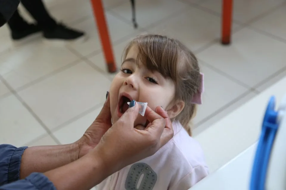 Vacinação contra a polio