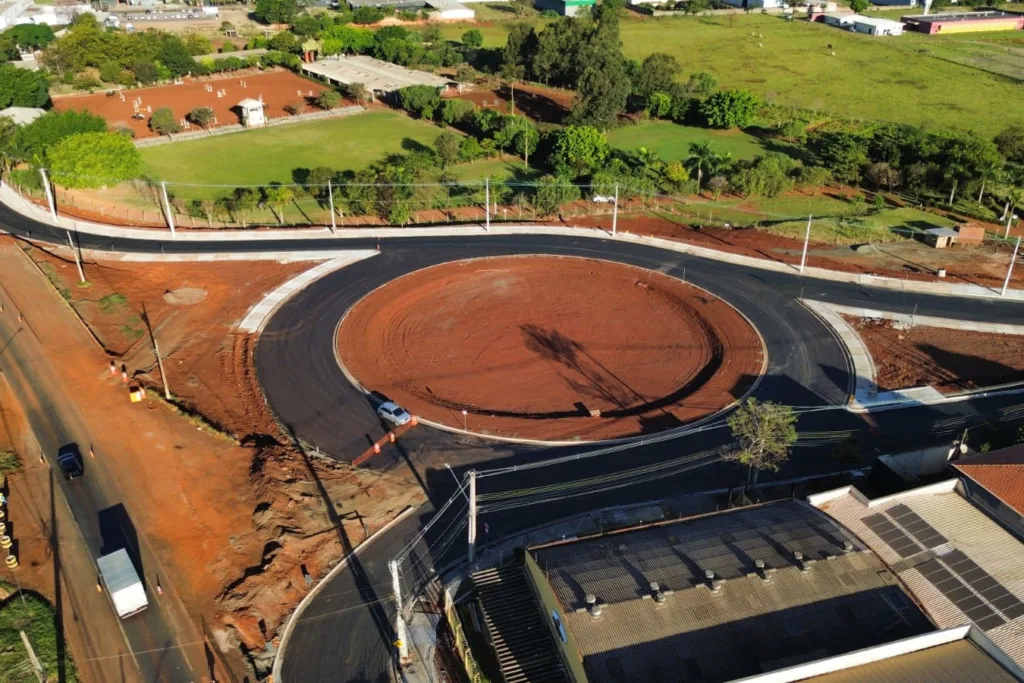 BR-369 em Londrina, obra do Viaduto da PUC