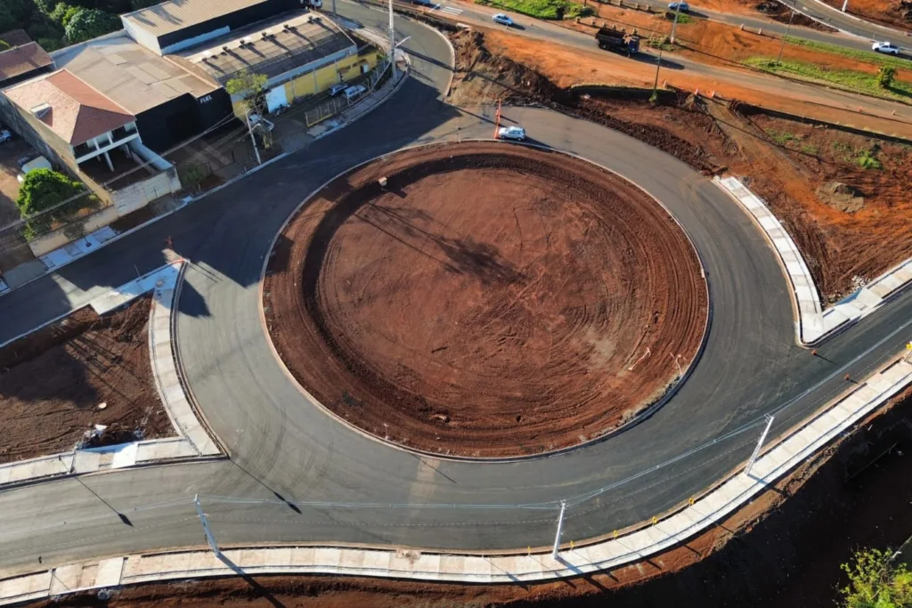 BR-369 em Londrina, obra do Viaduto da PUC