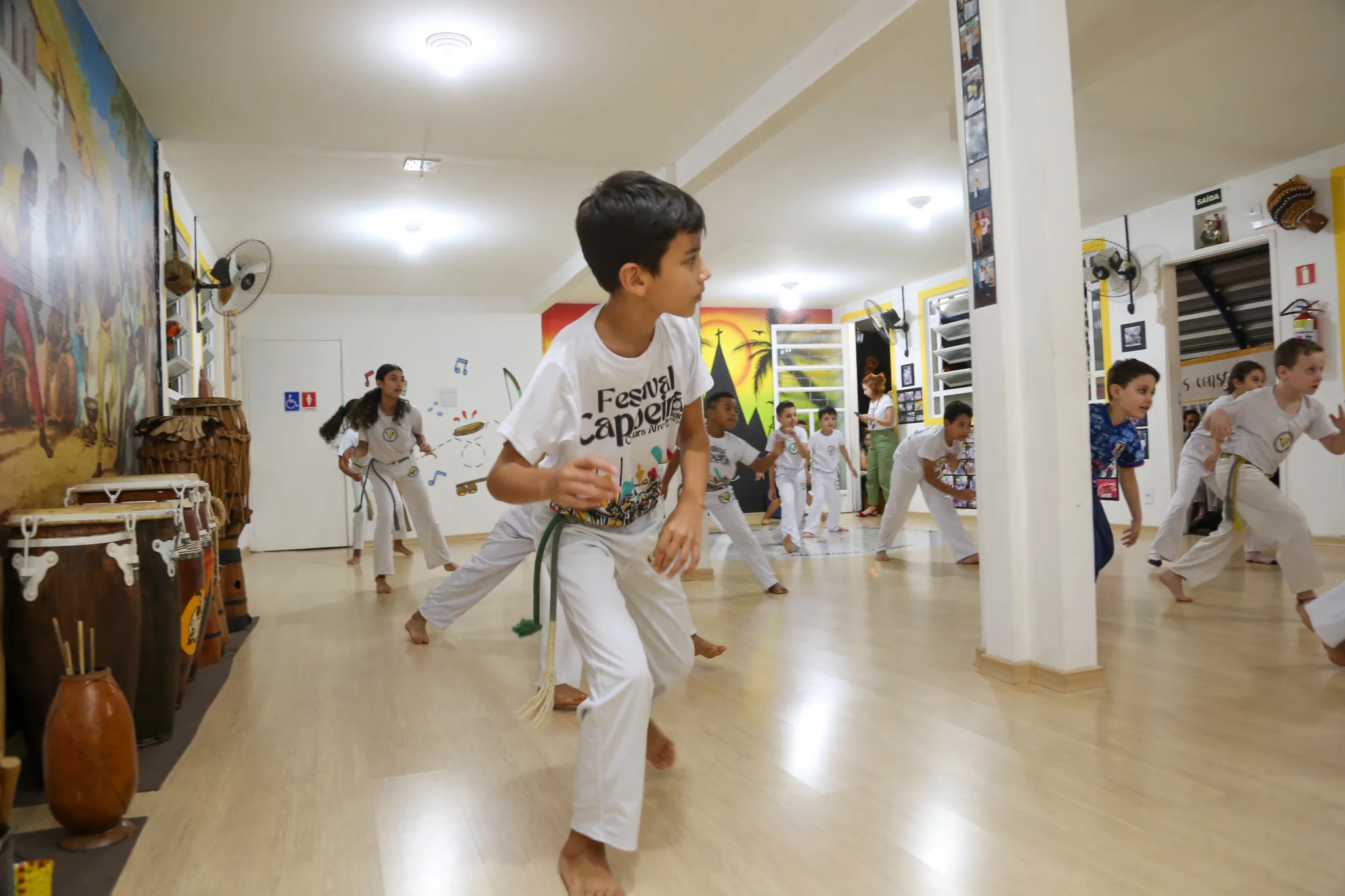 Uma das atrações culturais da semana é o Festival Infantil de Capoeira e Cultura Afro-Brasileira (Crédito: Rafael Macri / PMM)