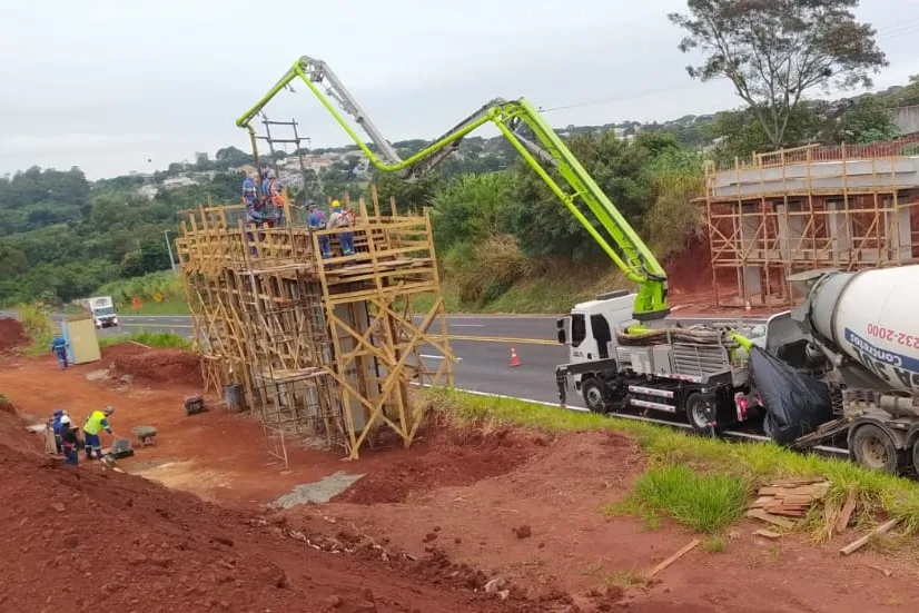 Obras de viadutos em Mandaguari vão bloquear a PR-444 em dois finais de semana