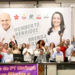 Convenção: Humberto Henrique é oficializado como candidato a prefeito em Maringá na chapa do PT