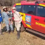 Forças de segurança encontram menino de 2 anos que estava desaparecido em Cambira Foto: CBMPR