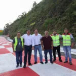 Governador vistoria nova área de escape da PR-170 em Pinhão Foto: Jonathan Campos-AEN