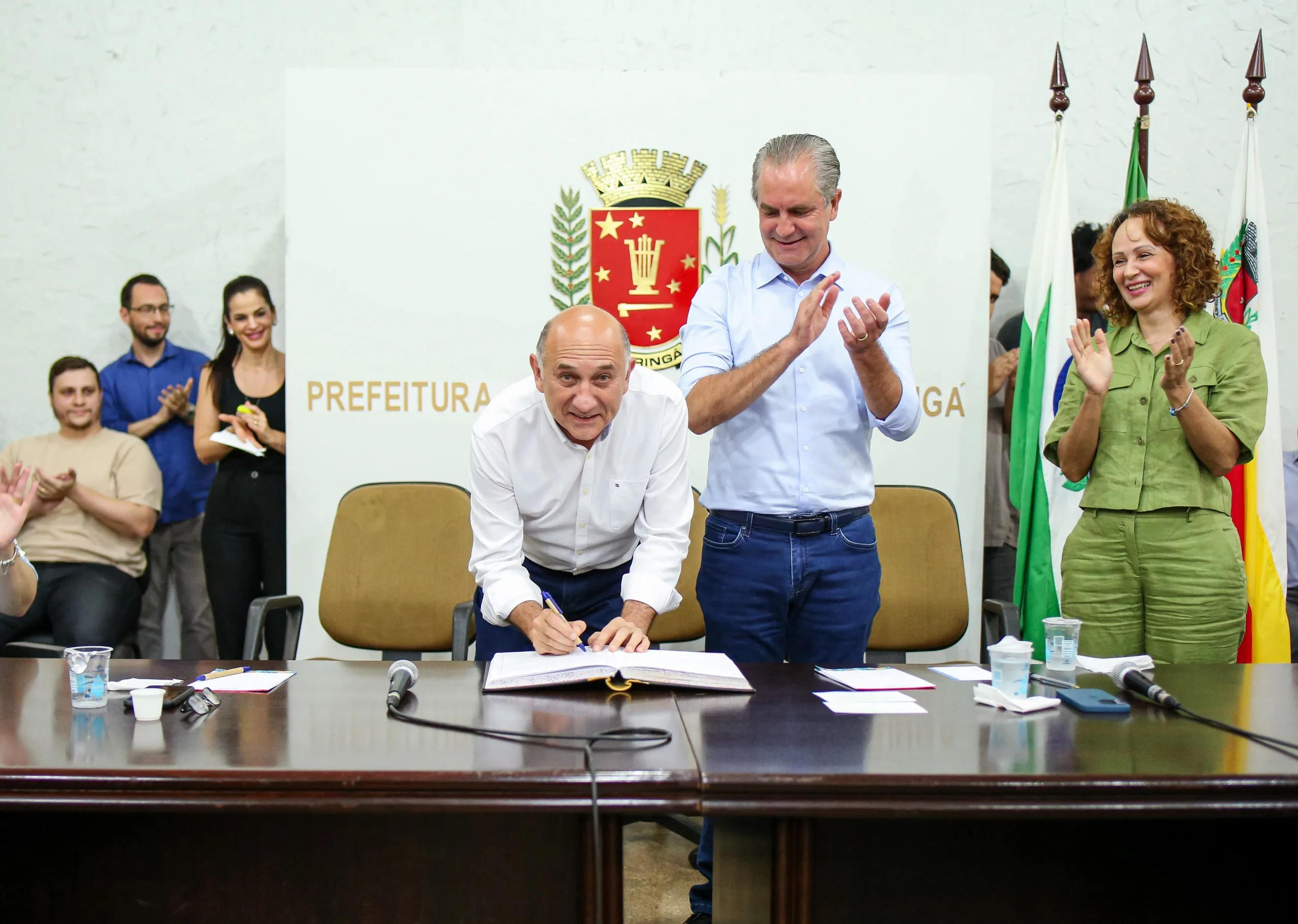 O prefeito Ulisses Maia sairá de licença por 10 dias a partir desta quarta-feira, 9. No período, o vice-prefeito Edson Scabora assume a Prefeitura de Maringá interinamente (Crédito: Fábio Reina / PMM)