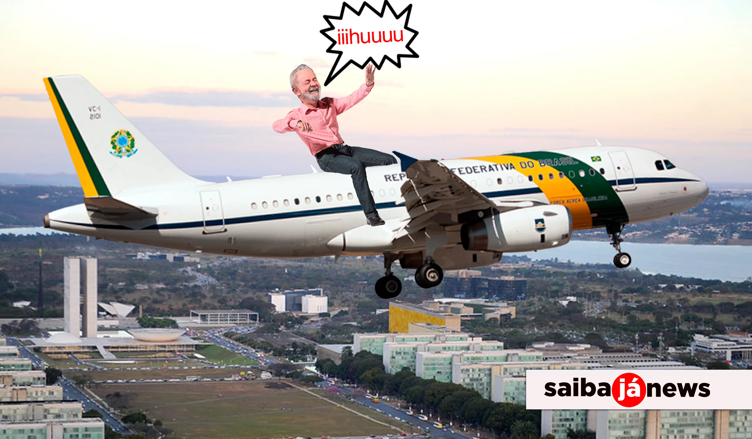 Avião novo do presidente Lula (PT) capa