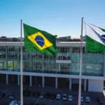 Palácio Iguaçu, sede do Poder Executivo do Paraná, localizado no Centro Cívico, em Curitiba, capital do Estado.