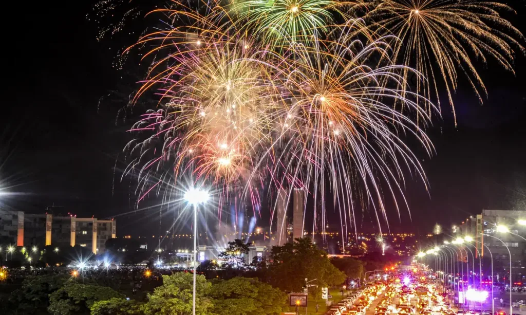 fogos de artifício