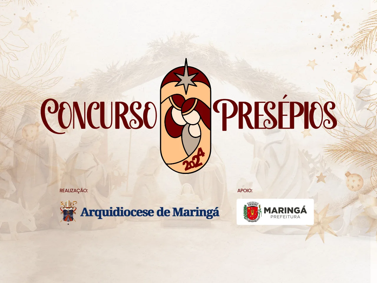 Principal evento turístico da região, a ‘Maringá Encantada 2024’ vai impulsionar o turismo religioso com o ‘Concurso de Presépios’ (Crédito: Divulgação / Arquidiocese de Maringá)