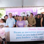 A cerimônia de homenagem ocorreu na tarde desta terça-feira, 26, e reuniu autoridades e familiares da vítima (Crédito: Fábio Reina / PMM)