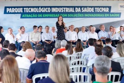 Deputada Maria Victoria (PP) participa do início das obras do Parque Tecnológico do Tecpar em Maringá