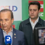 governadores Carlos Massa Ratinho Junior e Jorginho Mello