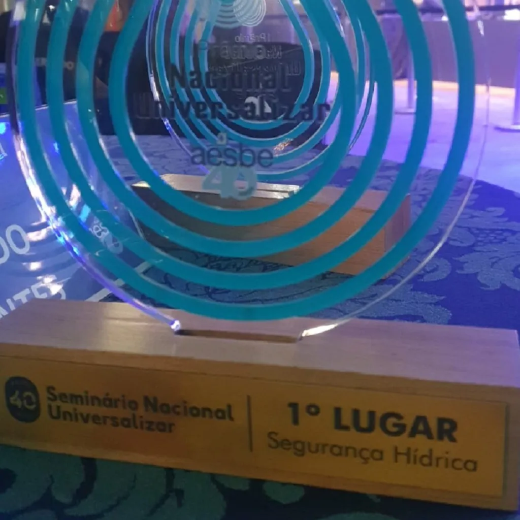 Projetos da Sanepar conquistam primeiro lugar no I Prêmio Nacional Universalizar 6 premio universalizar seguranca hidrica