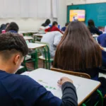 Sala de aula no Paraná
