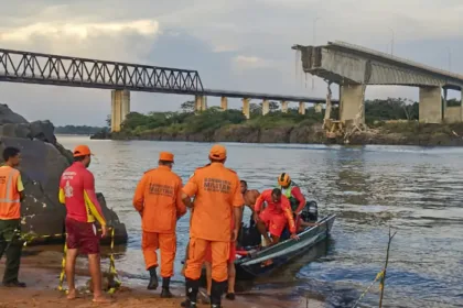 Ponte desaba entre Tocantins e Maranhão; uma morte é confirmada