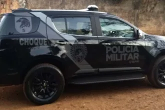 Viatura do Pelotão de Choque da Polícia Militar