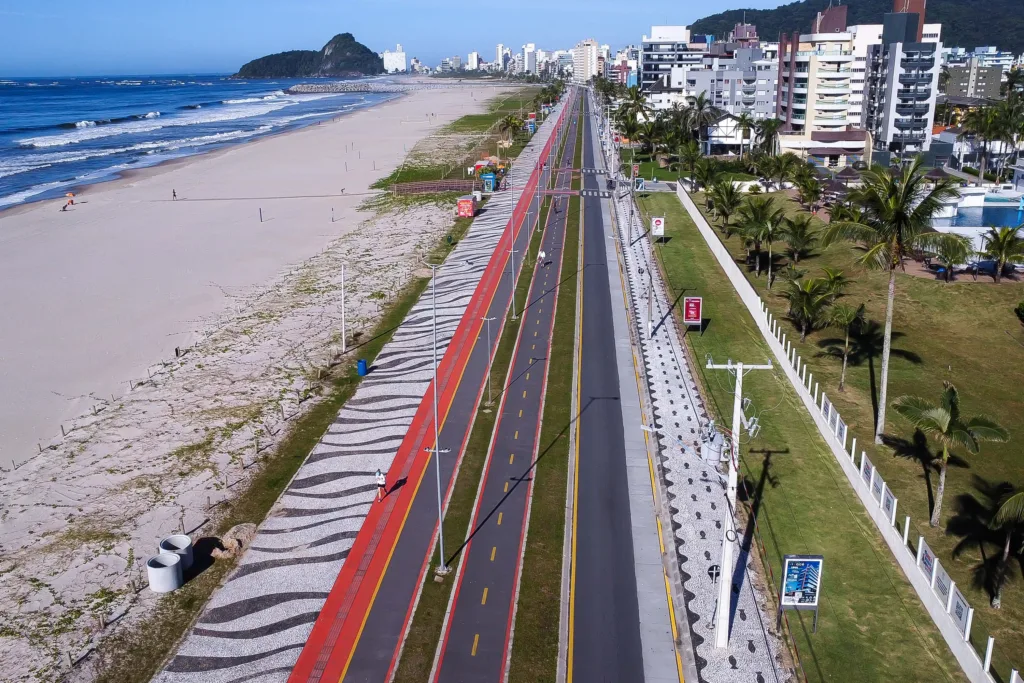 Microdrenagem alcança 90% e revitalização da orla de Matinhos chega mais perto da finalização. Foto: Alessandro Vieira/CC